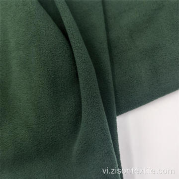 Vải dệt kim Polyester chải hai mặt Polar Fleece